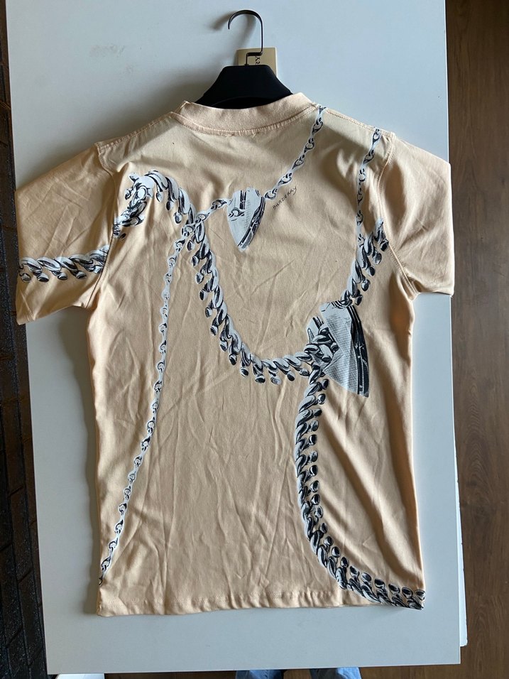 Burberry Oversize unisex Tshrt - %100 Pamuk - Ön Arka Baskili - Görsel 4