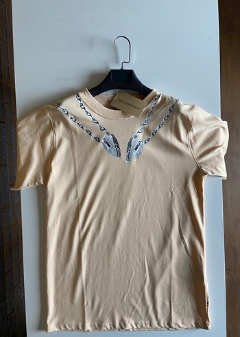 Burberry Oversize unisex Tshrt - %100 Pamuk - Ön Arka Baskili - Görsel 3