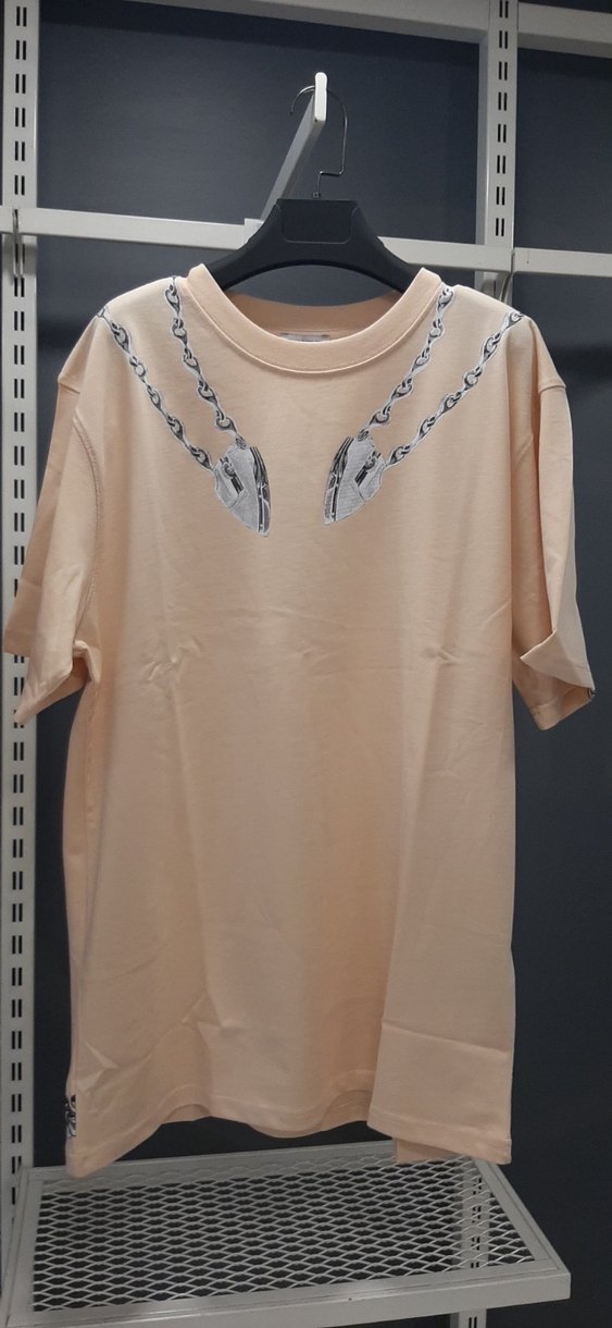 Burberry Oversize unisex Tshrt - %100 Pamuk - Ön Arka Baskili - Görsel 5