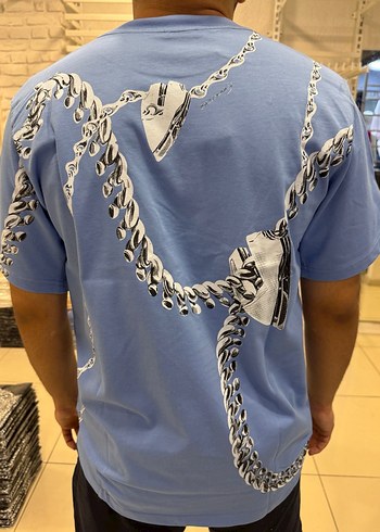 Burberry Oversize unisex Tshrt - %100 Pamuk - Ön Arka Baskili - Görsel 6