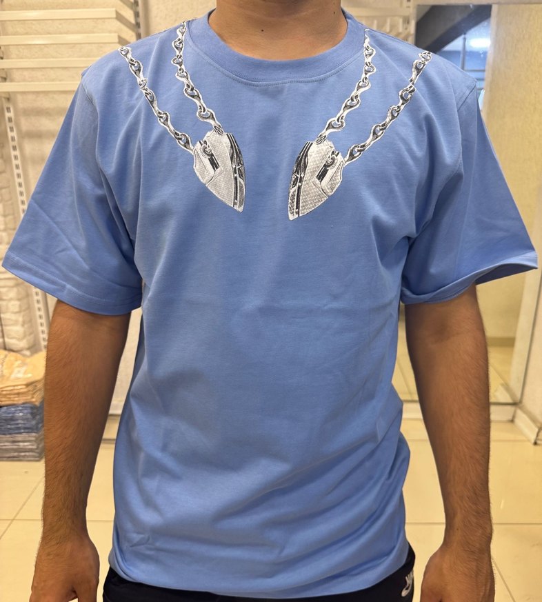 Burberry Oversize unisex Tshrt - %100 Pamuk - Ön Arka Baskili - Görsel 5