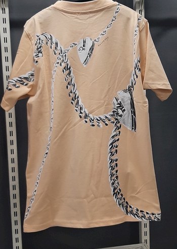 Burberry Oversize unisex Tshrt - %100 Pamuk - Ön Arka Baskili - Görsel 6