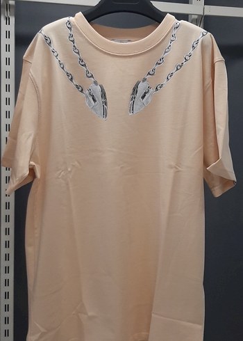 Burberry Oversize unisex t shrt - %100 Pamuk - Ön Arka Baskili - Görsel 5