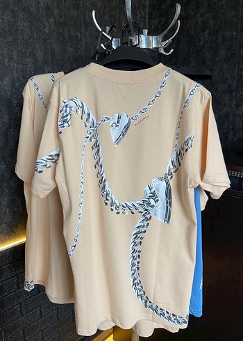 Burberry Oversize unisex t shrt - %100 Pamuk - Ön Arka Baskili - Görsel 8