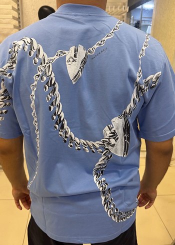 Burberry Oversize unisex Tshrt - %100 Pamuk - Ön Arka Baskili - Görsel 6