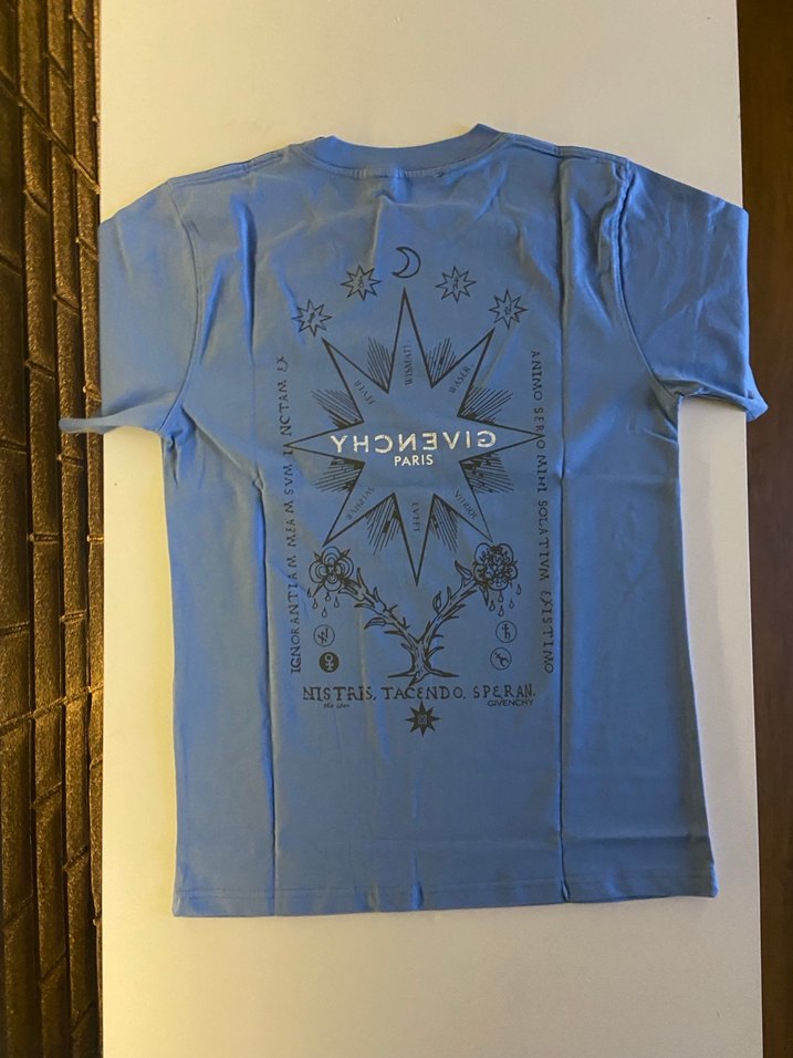 Givenchy Paris Mavi unisex  Ön Arka Baskı  KAÇMAZ - Görsel 4
