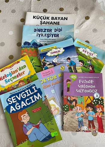  Çocuklar için Resimli Kitap 9 adet