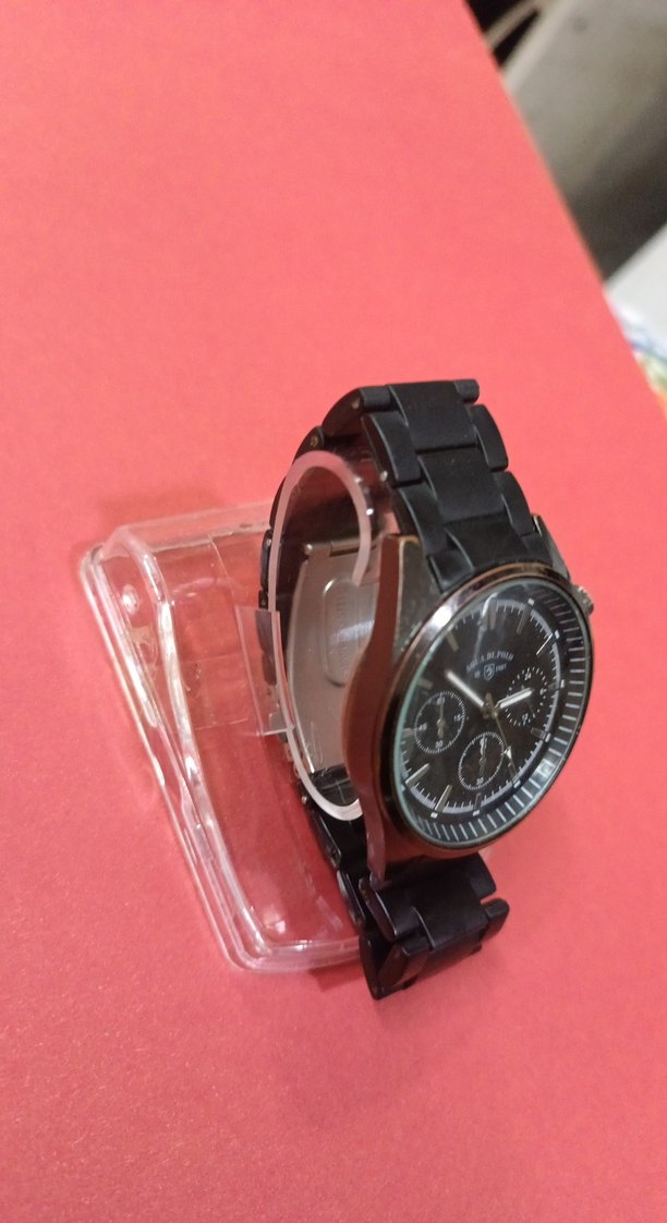 Klasik Siyah Erkek Biker Kol Saati - Görsel 3