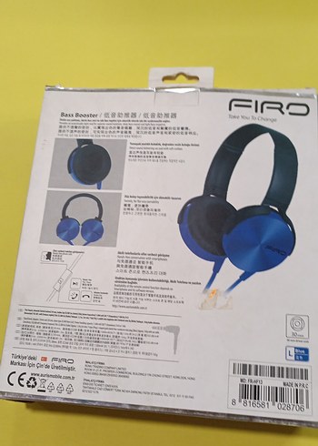 Mavi FIRR Extra Bass Kulaklık - Görsel 2