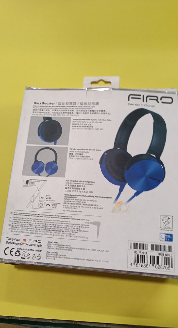 Mavi FIRR Extra Bass Kulaklık - Görsel 2