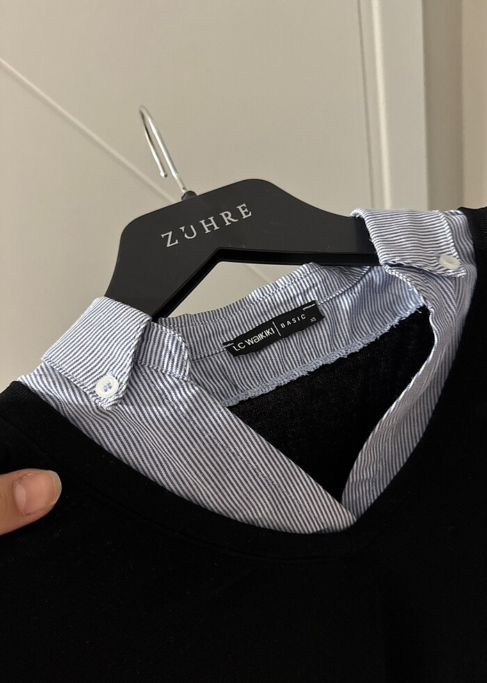 Gömlek yakalı triko - Görsel 4