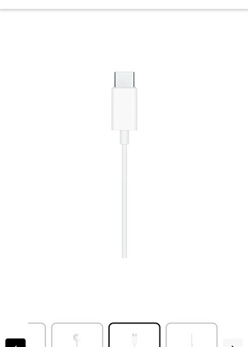 Apple orijinal kablolu kulaklık - Görsel 2