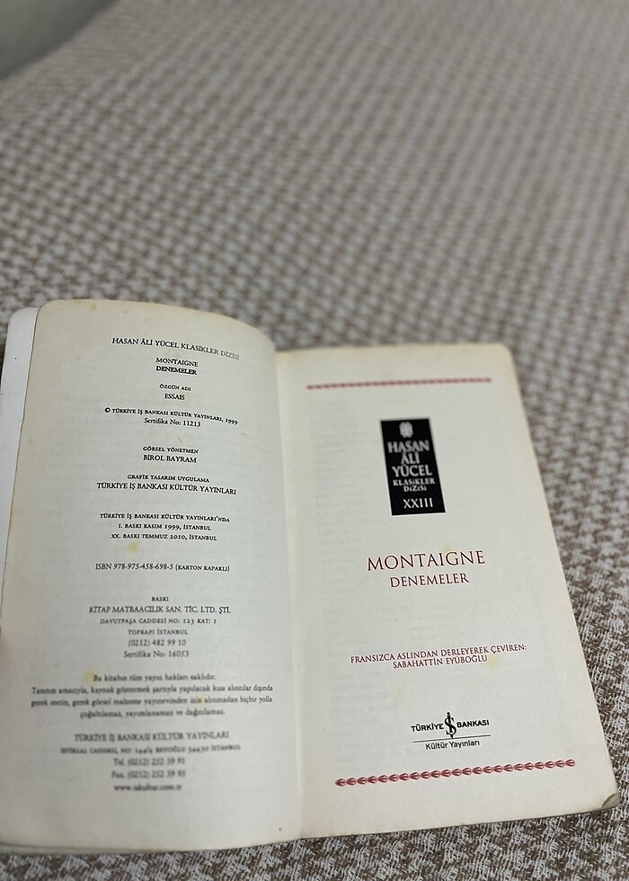 Denemeler Kitabı - Görsel 2