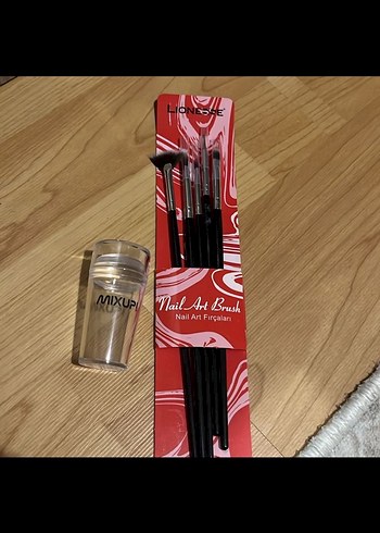 Nail Art Fırça Seti Ve Stamper