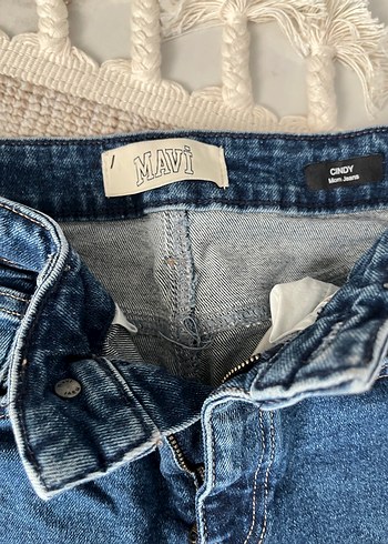 Mavi Jeans Kadın Mavi Denim Mom Jean