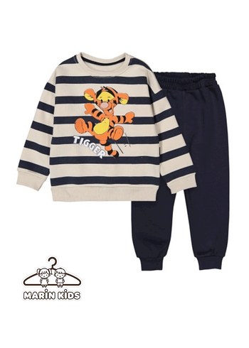 Turuncu Baskılı Erkek Çocuk Sweatshirt - Görsel 3