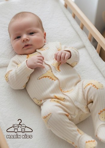 Dinozorlu bebek takımı - Görsel 3