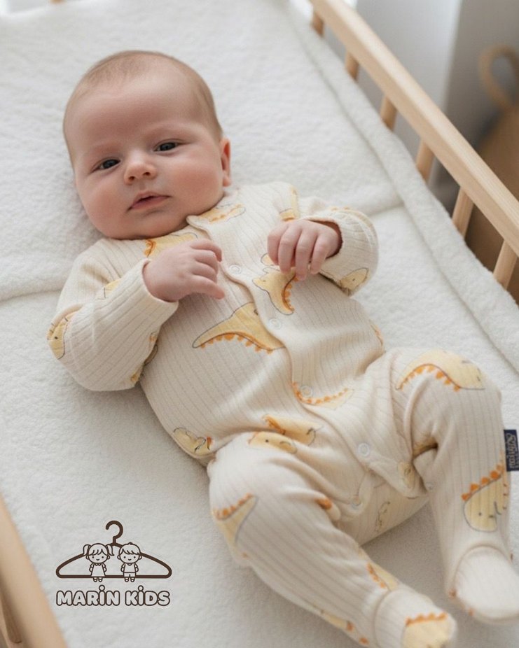 Dinozorlu bebek takımı - Görsel 3