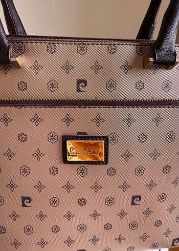 Pierre Cardin Klasik Desenli Kahverengi Pierre cardin çanta