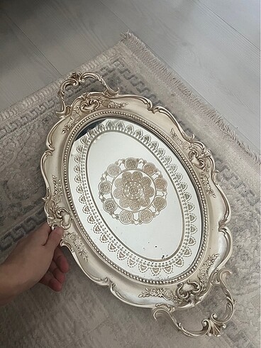  Beden desenli aynalı tepsi