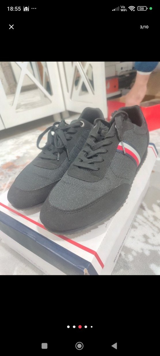 iki adet orjinal Tommy Hilfiger ayakkabı 42 no - Görsel 2