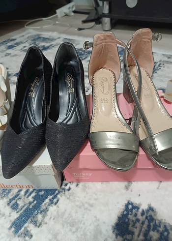 kadın topuklu ayakkabı 39-40 arası çok uygundan - Görsel 4