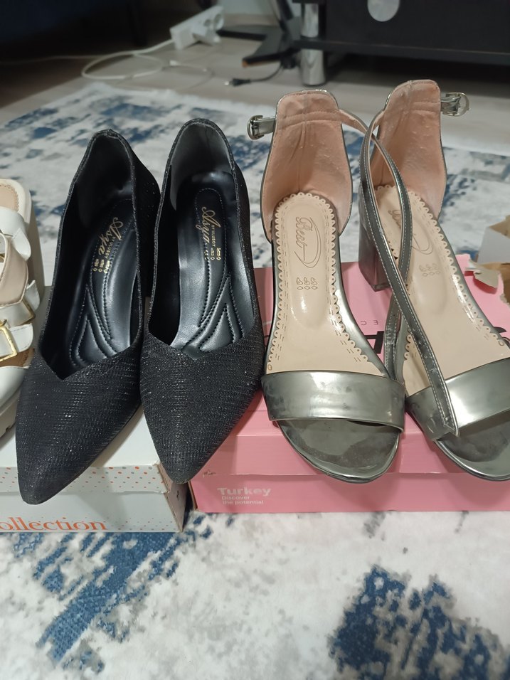 kadın topuklu ayakkabı 39-40 arası çok uygundan - Görsel 4
