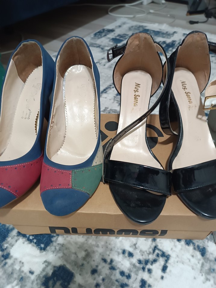 kadın topuklu ayakkabı 39-40 arası çok uygundan - Görsel 3