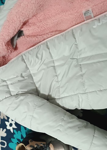 Uzun Beyaz Kadın Kışlık Mont - Görsel 5