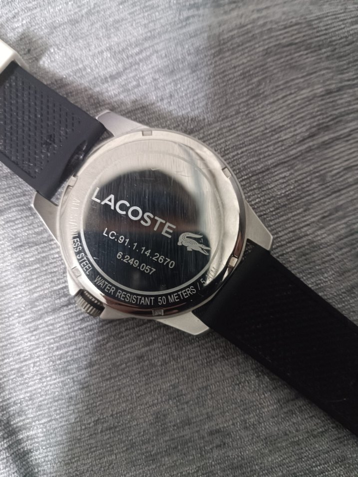 Lacoste Siyah Gri Erkek Spor Kol Saati - Görsel 2