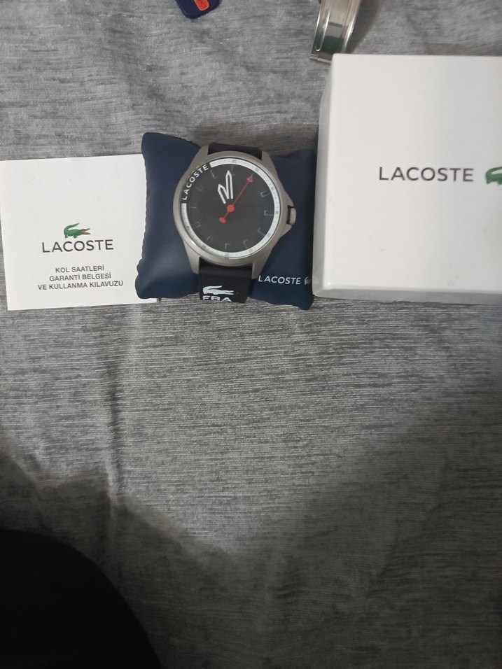 Lacoste Siyah Gri Erkek Spor Kol Saati - Görsel 3