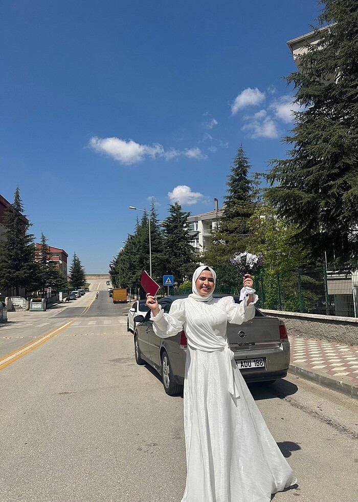 Tesettür nikah elbisesi - Görsel 2