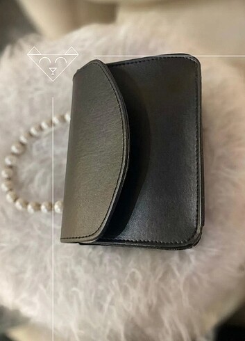 Diğer Kadın Incili Ve Gold Zincirli El&omuz Çantası