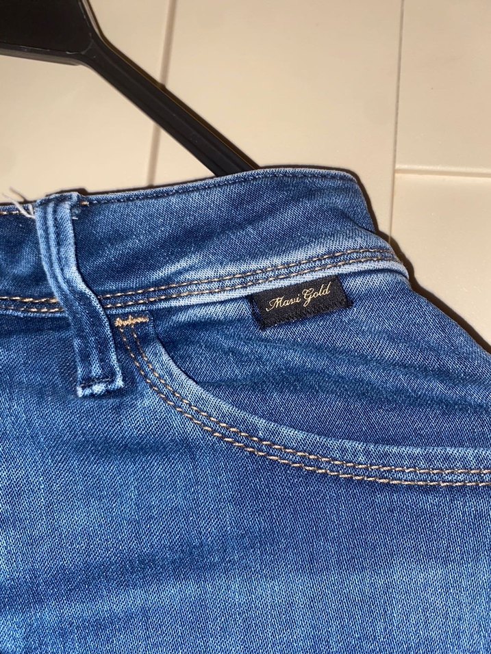 Kadın Mavi Skinny Denim Jean - Görsel 2