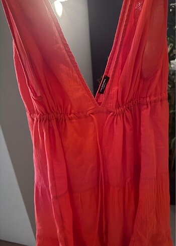 Calzedonia nar çiçeği plaj elbisesi - Görsel 6