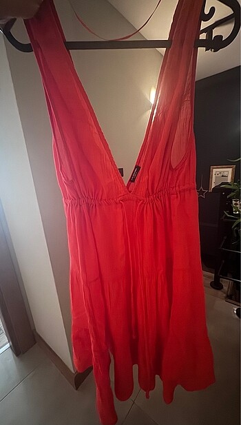 Calzedonia nar çiçeği plaj elbisesi - Görsel 8