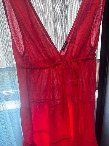 Calzedonia nar çiçeği plaj elbisesi - Görsel 5