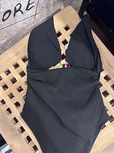 s Beden siyah Renk Zara halter yaka dekolteli body s beden