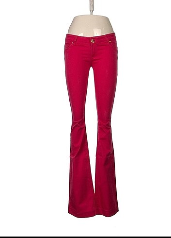 Home Store düşük bel pembe jean