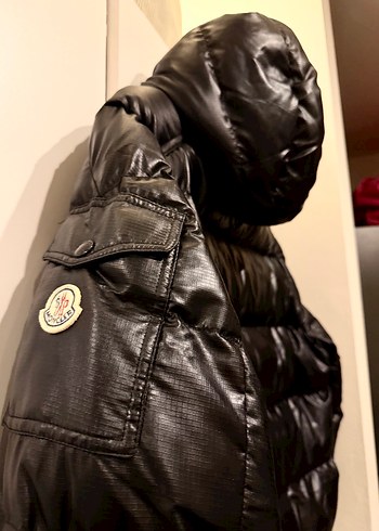 Moncler (maya siyah deri görünüm mont) xl - Görsel 5