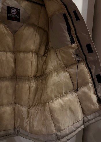 Canada Gri Kürklü parka  Erkek Mont (L) - Görsel 5