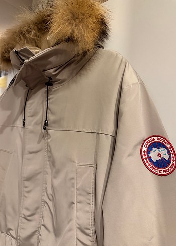 Canada Gri Kürklü parka  Erkek Mont (L) - Görsel 6