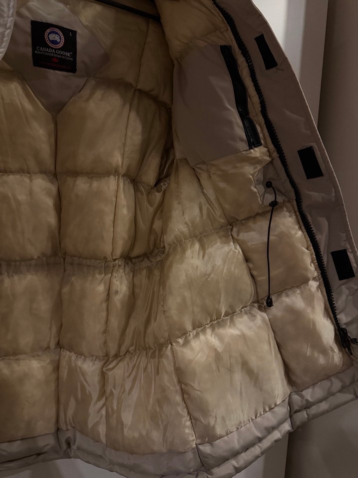 Canada Gri Kürklü parka  Erkek Mont (L) - Görsel 5