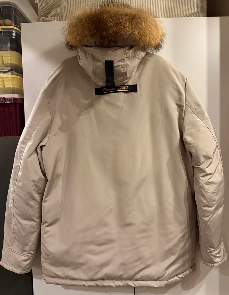 Canada Gri Kürklü parka  Erkek Mont (L) - Görsel 4