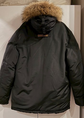 Canada goose (siyah L beden parka) temizdir - Görsel 3