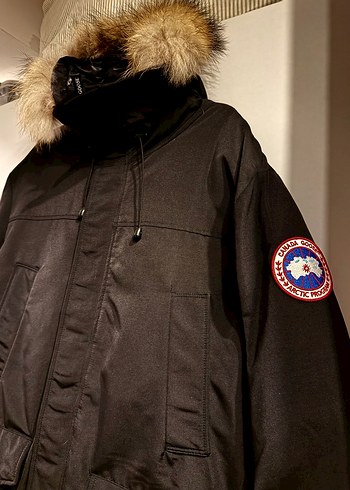 Canada goose (siyah L beden parka) temizdir - Görsel 2