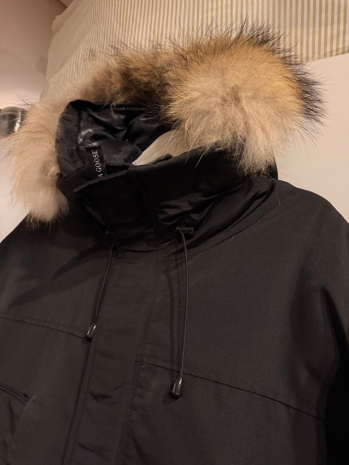 Canada goose (siyah L beden parka) temizdir - Görsel 5