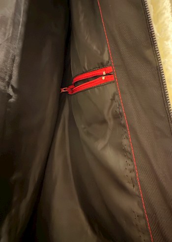 Erkek Siyah Kürklü Yüksek Yakalı mont - Görsel 10