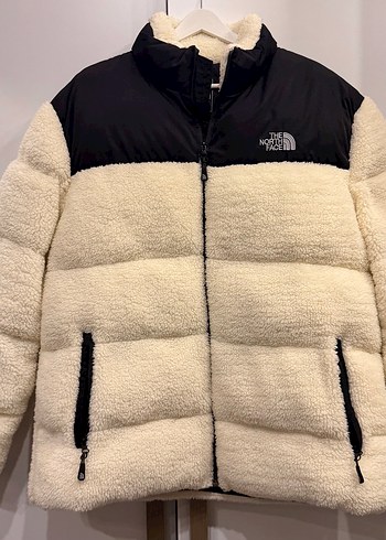 The North Face Erkek Beyaz Kürklü Mont - Görsel 3