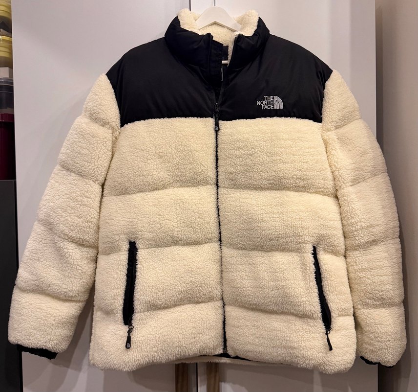 The North Face Erkek Beyaz Kürklü Mont - Görsel 3